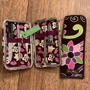 Vera Bradley eyeglass case & manicure set